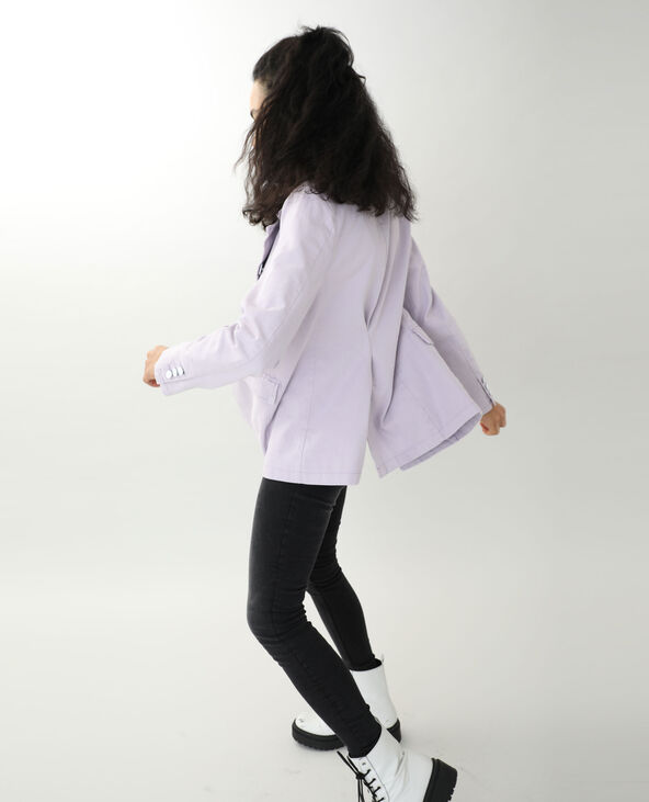 Caban en toile violet - Pimkie