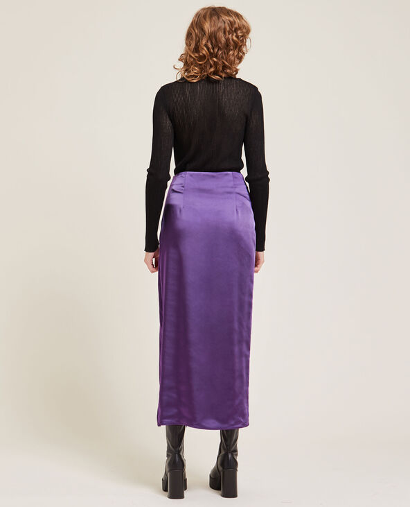 Jupe best sale droite satin