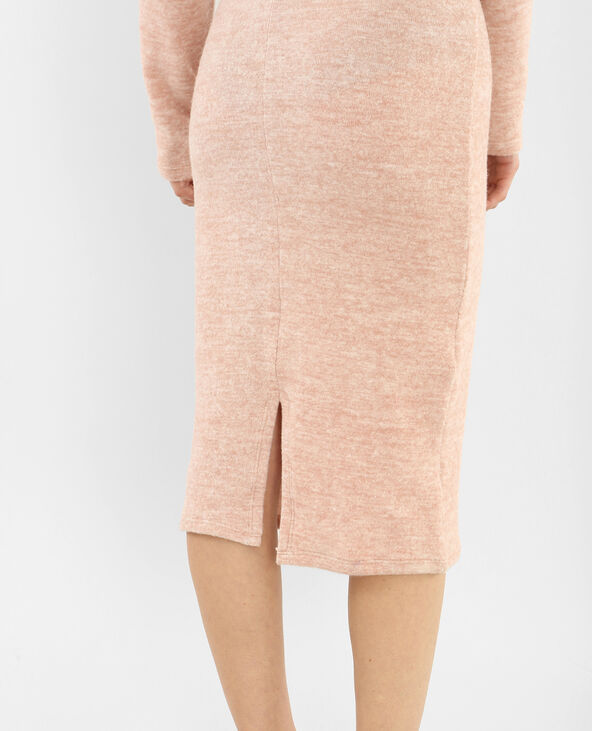 Robe pull longue rose clair - Pimkie