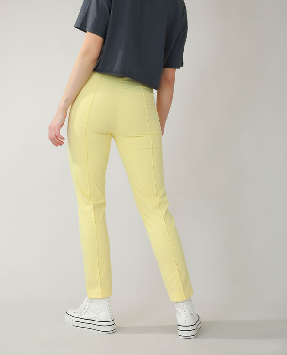Pantalon city Jaune pâle - Pimkie