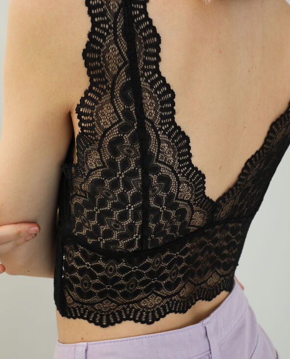 Brassière en dentelle noir - Pimkie