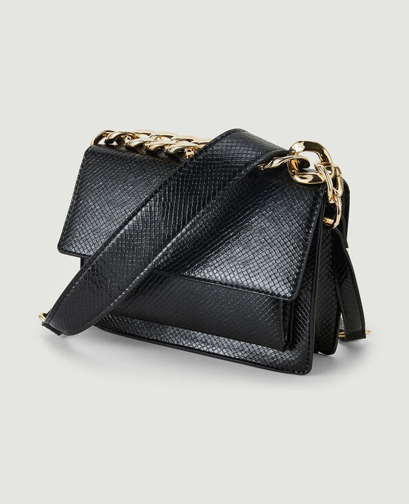 Sac boxy poignée chaînette noir - Pimkie
