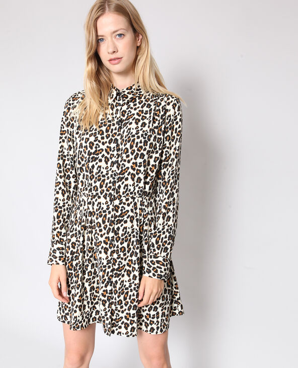 Robe imprimé léopard doré - Pimkie