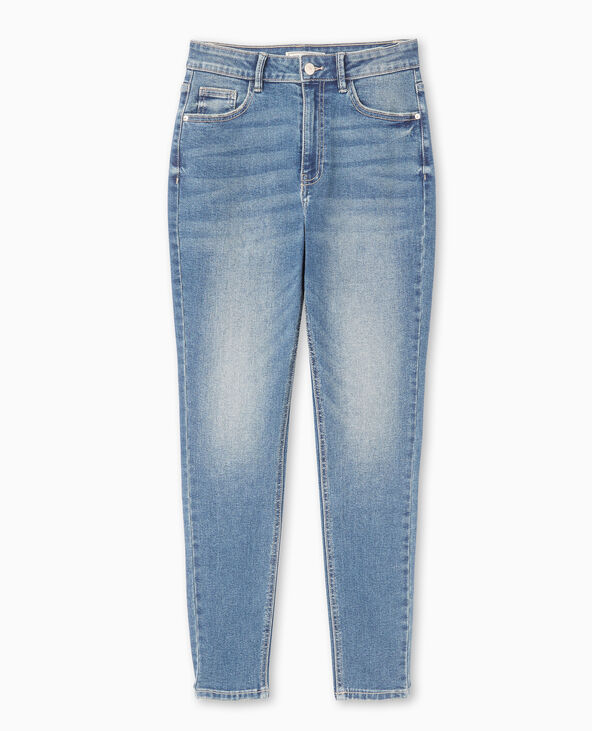 Jean skinny taille haute bleu foncé - Pimkie