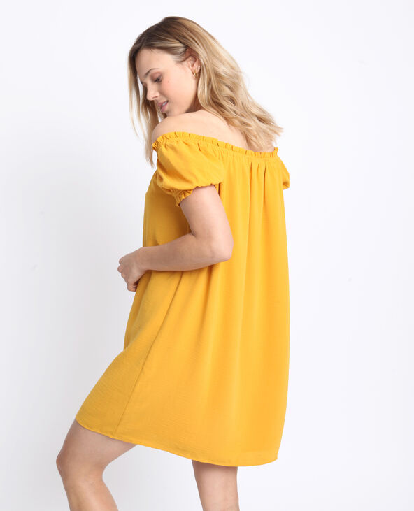 Robe a col bardot