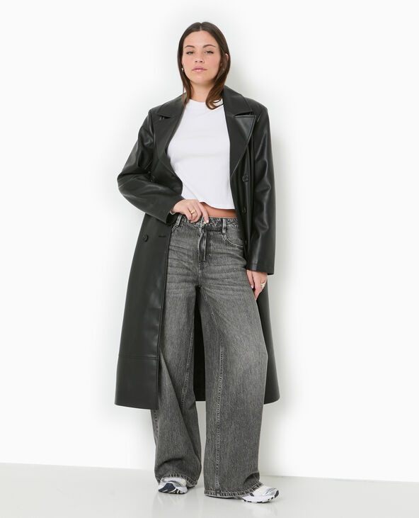 Jean baggy loose taille regular gris foncé - Pimkie