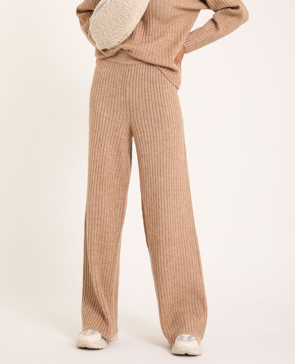Pantalon en sales maille femme