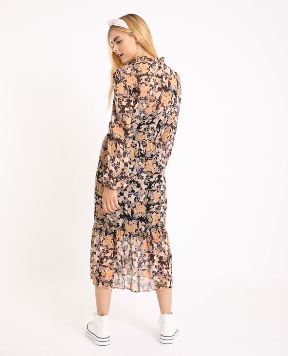 Robe fleurie noir - Pimkie