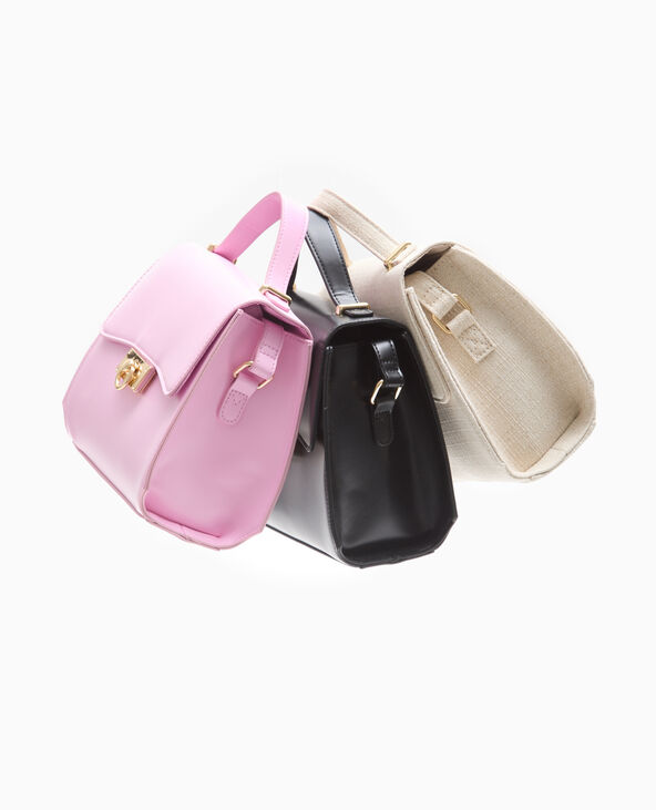 Sac boxy avec poignée et bandoulière noir - Pimkie