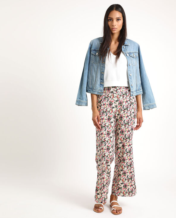 Cropped top sans manches blanc - Pimkie
