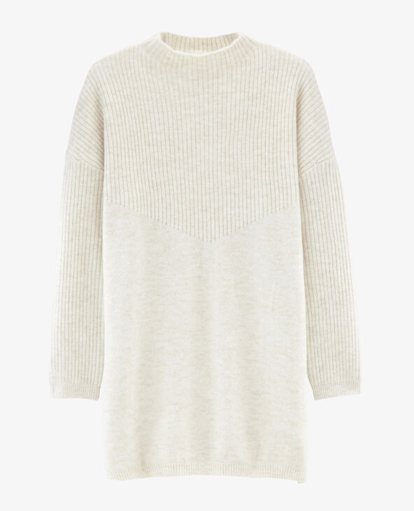 Robe pull blanc - Pimkie
