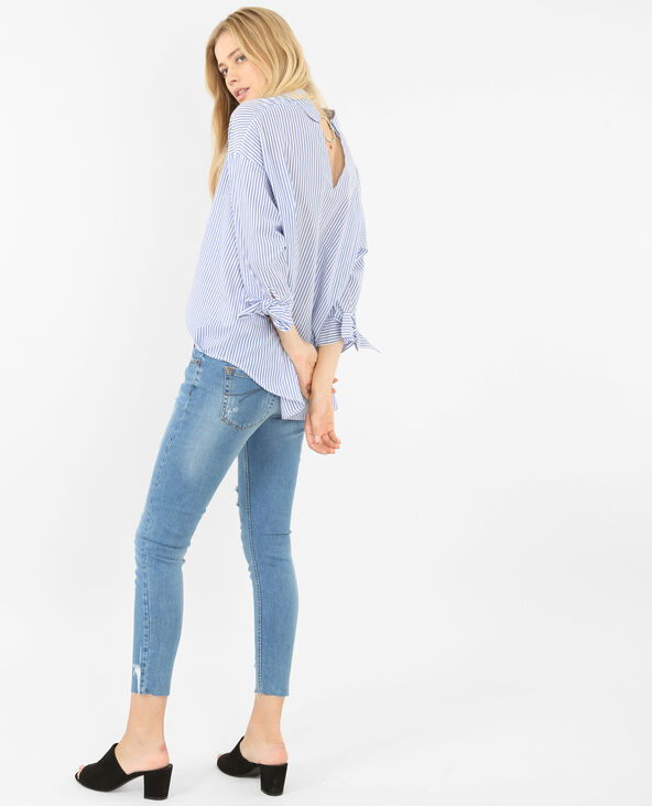 Chemise rayée blanc - Pimkie