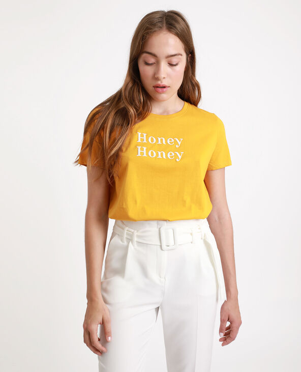 T-shirt Honey orange - Pimkie