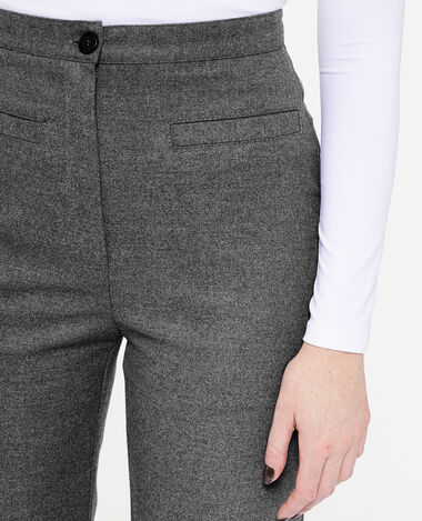Pantalon flare taille extra haute gris clair - Pimkie