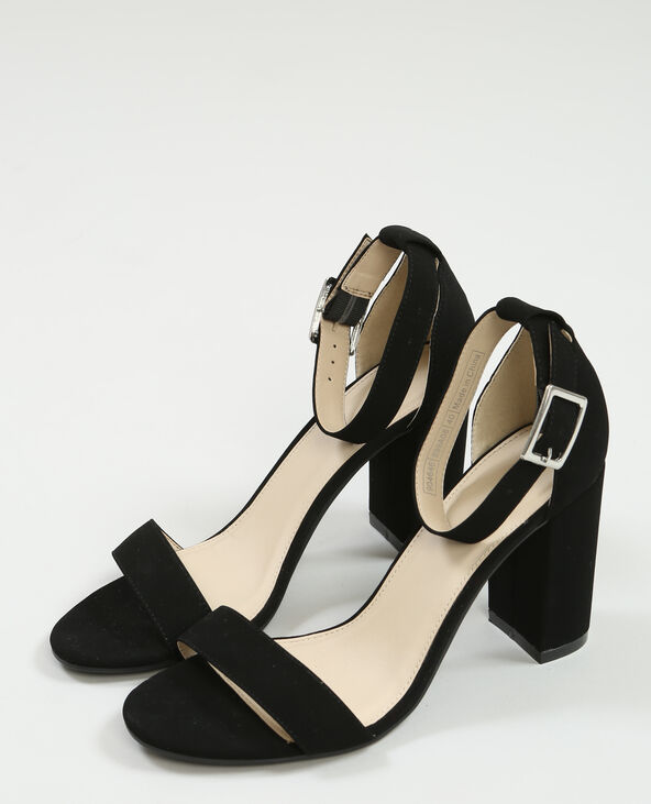 Sandales à talons noir - Pimkie