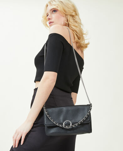 Sac pochette avec chaines noir - Pimkie