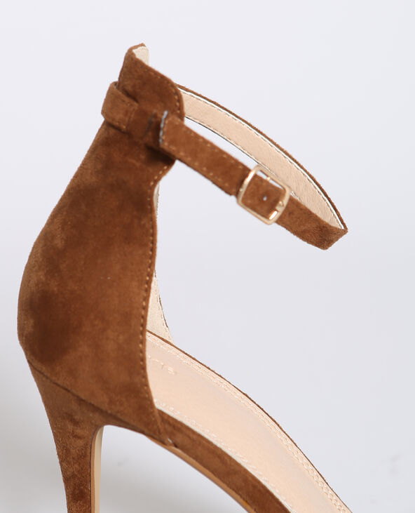 Sandales à talons aiguilles marron - Pimkie