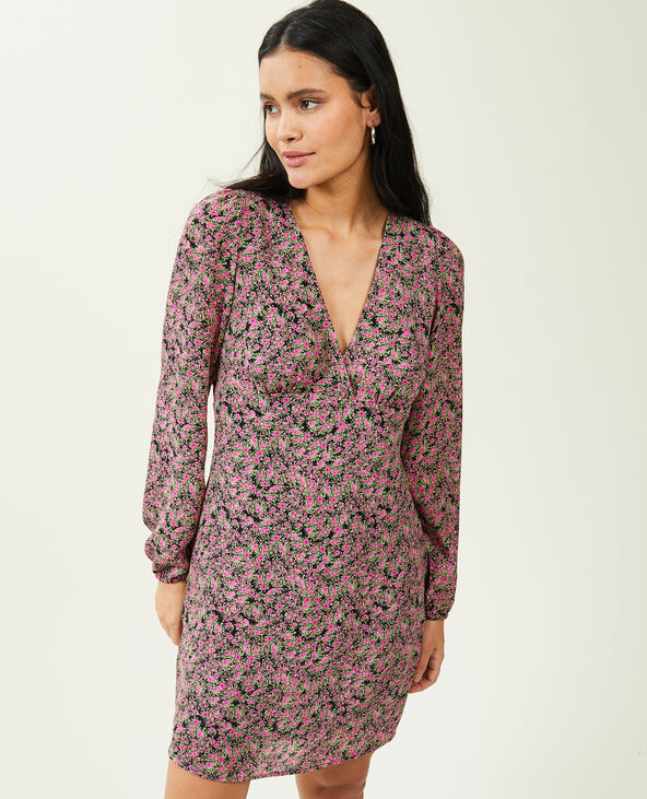 Robe courte et fluide noir - Pimkie