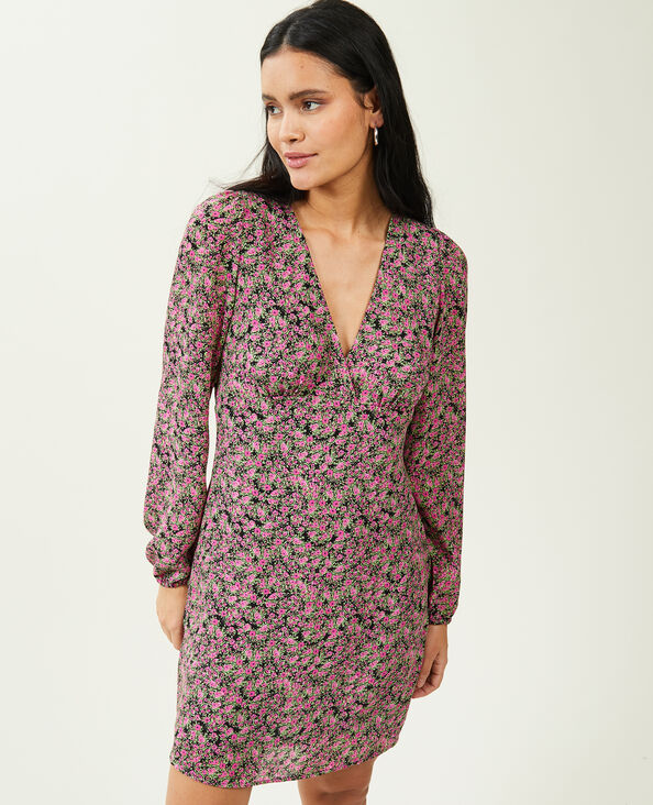 Robe courte et fluide noir - Pimkie