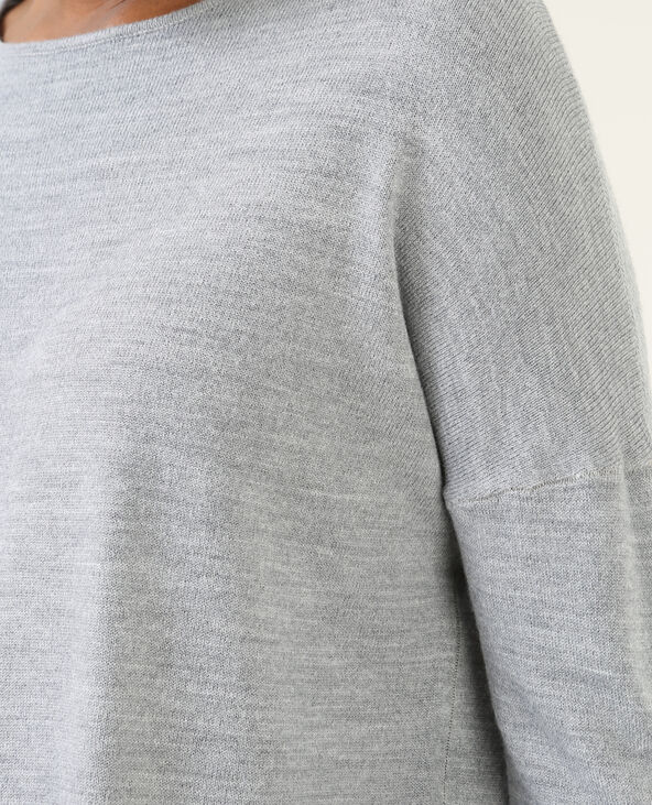 Pull doux gris chiné - Pimkie