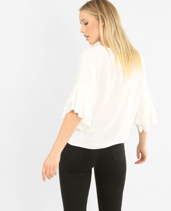 Blouse à bijoux blanc - Pimkie