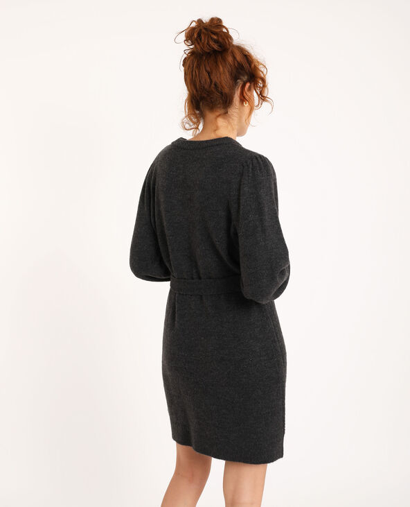 Robe pull avec ceinture