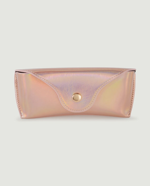 Etui à lunettes semi-rigide rose clair - Pimkie