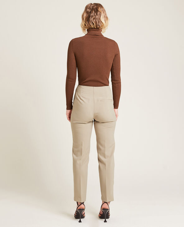 Pantalon cigarette taupe - Pimkie