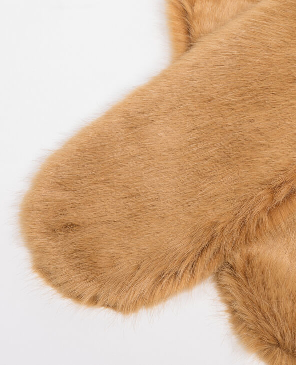 Echarpe fausse fourrure beige - Pimkie