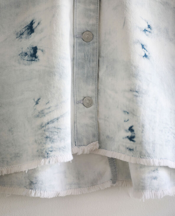 Surchemise tie & dye bleu clair - Pimkie