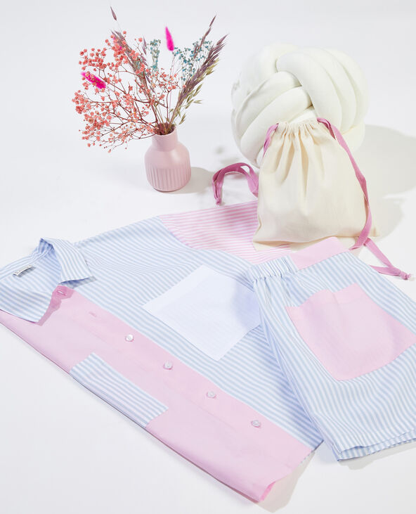 Short pyjama rayé bleu - Pimkie