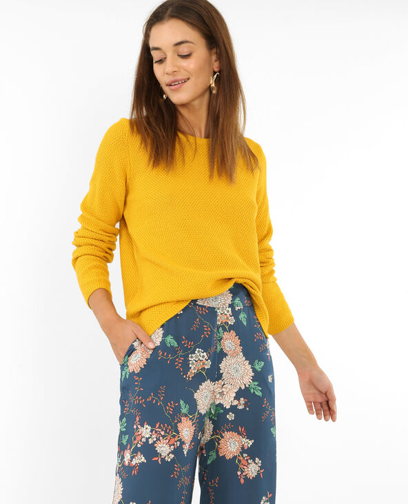 Pull maille fantaisie