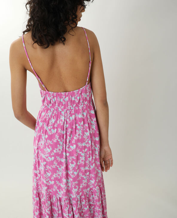 Robe longue fleurie