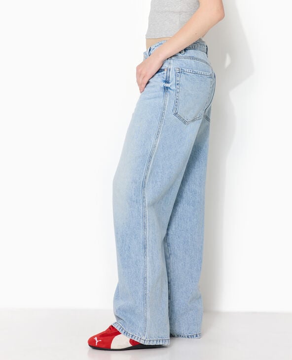 Jean baggy taille basse bleu - Pimkie