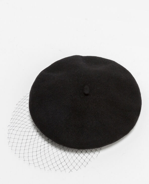 Béret avec voile noir - Pimkie