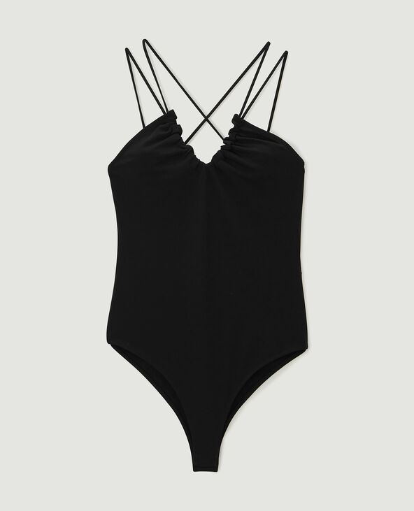 Body bretelles croisées noir - Pimkie