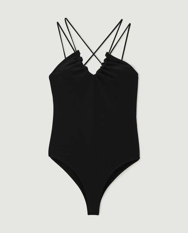 Body bretelles croisées noir - Pimkie