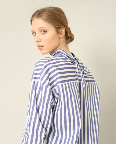 Chemise à rayures bleu clair - Pimkie