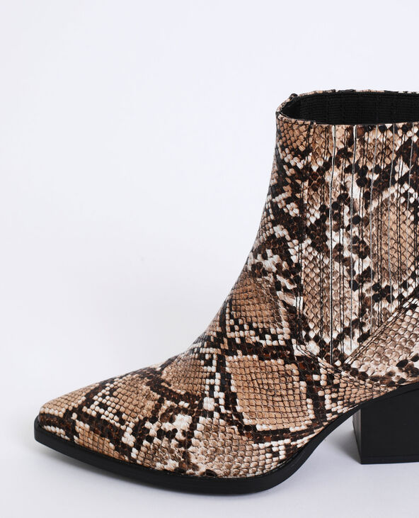 Bottines python outlet pimkie