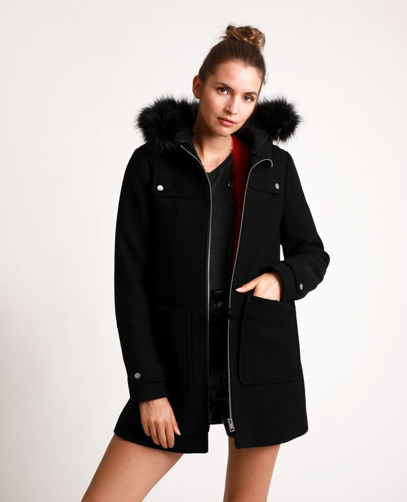 Manteau a capuche
