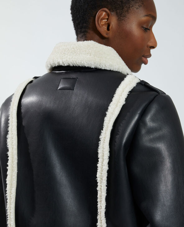 Pimkie shearling aviator jacket sale