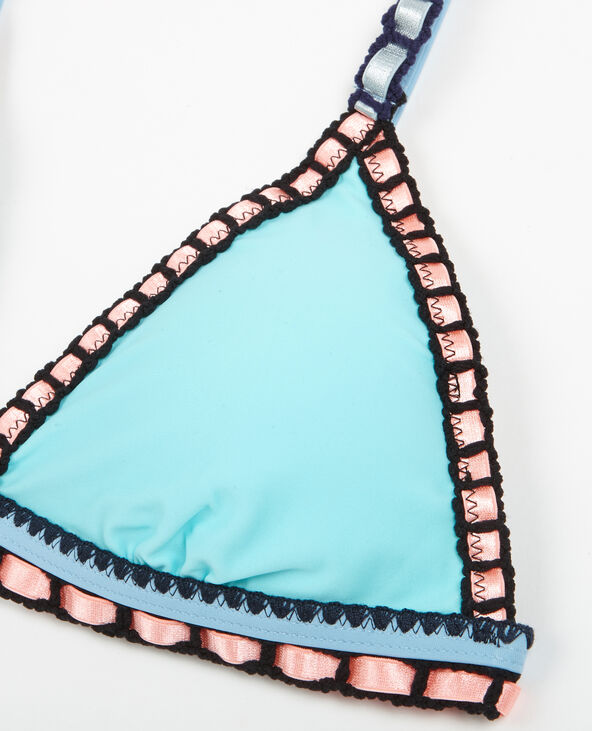 Haut de bikini triangle pastel rose clair - Pimkie