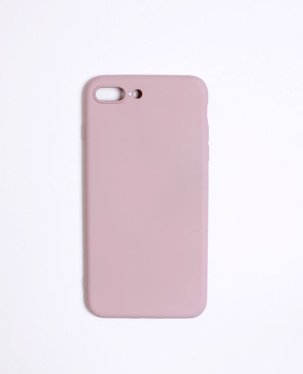 Coque compatible iPhone 7/8+ rose clair - Pimkie