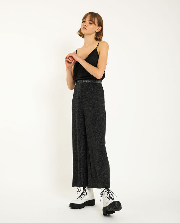 Pantalon large noir - Pimkie