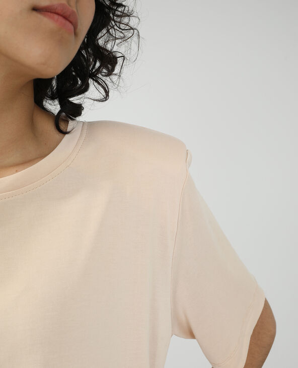 T-shirt à épaulettes rose clair - Pimkie