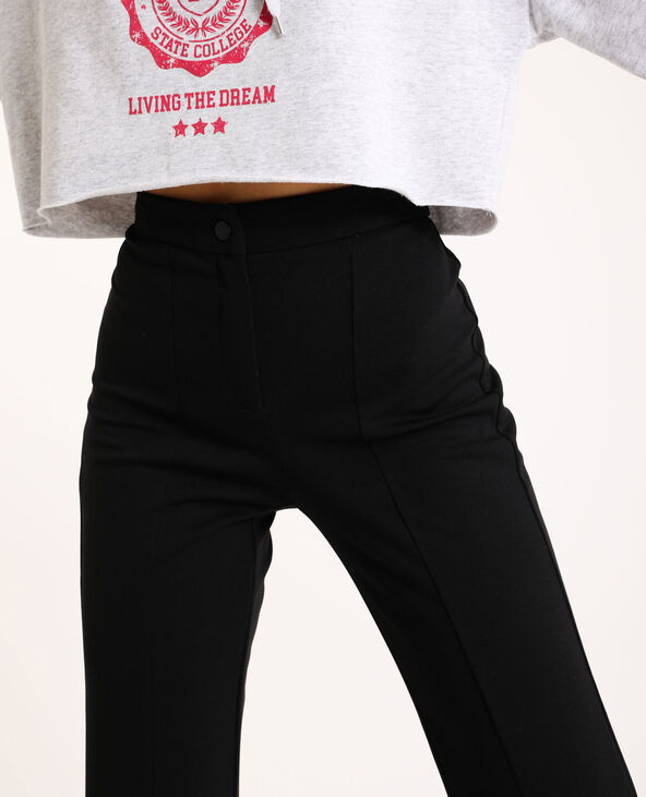 Pantalon évasé noir - Pimkie