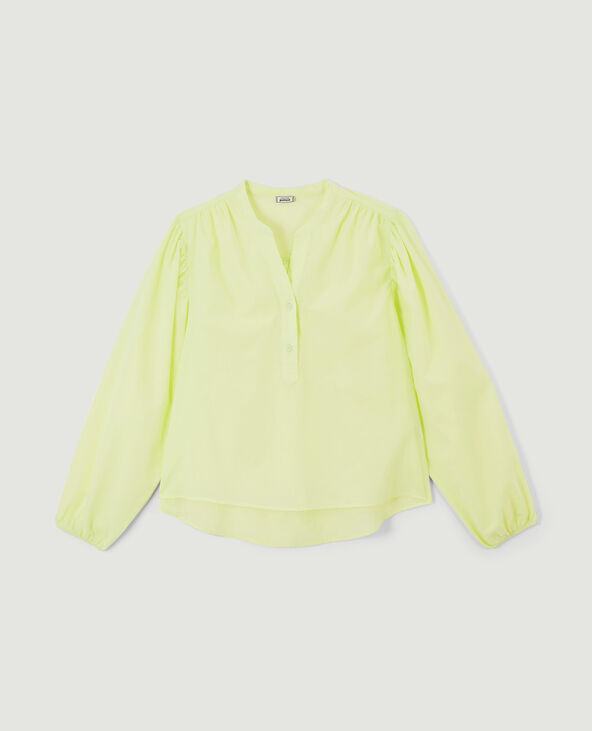 Blouse manches ballons vert anis - Pimkie