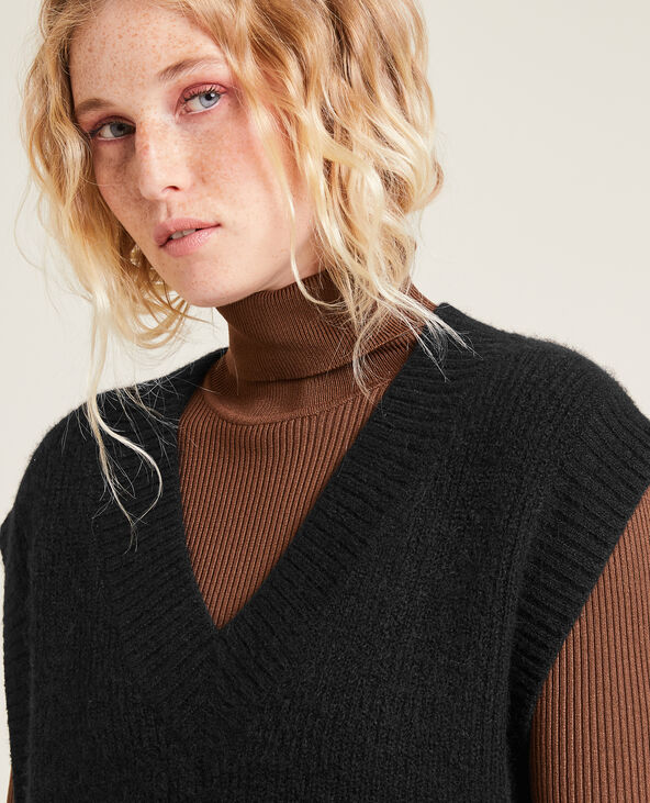 Pull sans manches oversize noir - Pimkie