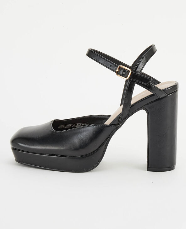 Sandales babies plateforme noir - Pimkie