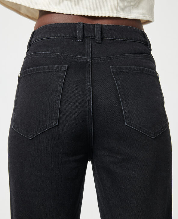 Jean mom taille haute noir - Pimkie